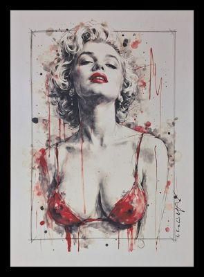 Marilyn Monroe - watercolor edition by Emma Wildfang - Large size | Catawiki
