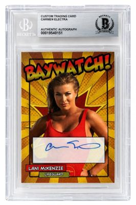 Baywatch - Carmen Electra as Lani McKenzie - Hand Signed Lifeguard Trading Card - Beckett BAS Certified | Catawiki