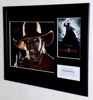 Jeepers Creepers 3 - Jonathan Breck (The Creeper) Premium Framed, signed + Certificate of Authenticity | Catawiki