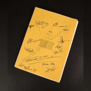 Kin (T.V. Series, 2022) | Maria Doyle Kennedy’s Cast Autographed Script Episode 1 | Propstore