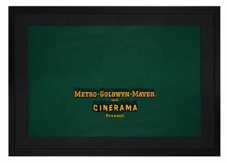 MGM & Cinerama Opening Title Credit from How the West | Van Eaton Galleries