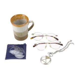 The Midnight Club - Lot 155 - Kevin‘s Club Mug with Dusty‘s Grandfather‘s Pocketwatch and Nancy‘s Glasses