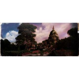 LOGAN‘S RUN (1976) - Lot #204 : Hand-Painted Matthew Yuricich Capitol Building Matte Painting