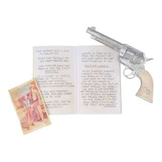 FEAR THE WALKING DEAD (2015-2023) - Lot #236: John Dorie Sr.‘s (Keith Carradine) Colt Revolver and Photo with Teddy‘s Bunker Journal