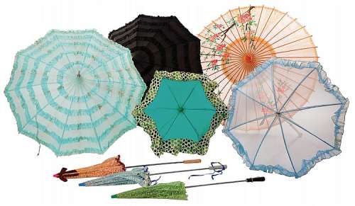 Large group of (50+) period umbrellas from unidentified productions. | Profiles in History