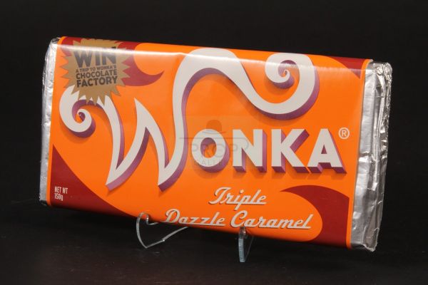 Charlie And the Chocolate Factory | Wonka bar - Triple Dazzle Caramel | The Prop Gallery