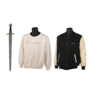 WILLOW (1988) - Lot #1824 : Sword and Pair of Crew Sweatshirts