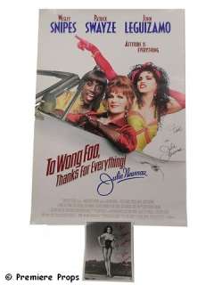 Lot 480 - To Wong Foo Poster signed Julie Newmar
