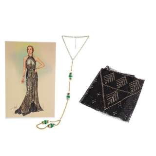 Amsterdam (2022) | Valerie Voze (Margot Robbie) Necklace Recreation with Oksana Nedavniaya Costume Design Digital Print and Swatch | Propstore