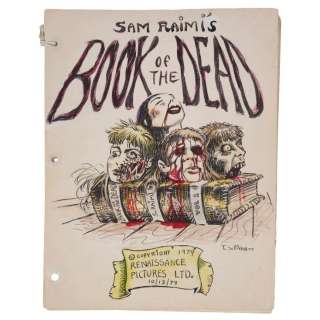 The Evil Dead (1981) | 666. Tom Sullivan Collection: Tom Sullivan’s Personal Annotated Script with Hand-Illustrated Front and Back Covers | Propstore