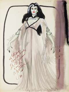 Richard Hopper collection of (17) costume sketches for The Munsters’ Revenge. | Profiles in History