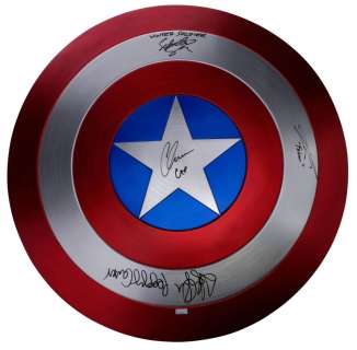 Avengers, the (2012) | Cast-Autographed EFX Collectibles Captain America (Chris Evans) Official Shield Replica | Propstore