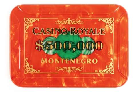 "JAMES BOND: CASINO ROYALE" $500,000 POKER CHIP (WITH DVD) | Julien’s