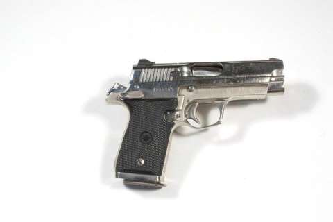 Lot 557 - The Sopranos Christopher Moltisanti (Michael Imperioli) Firestar Pistol Prop