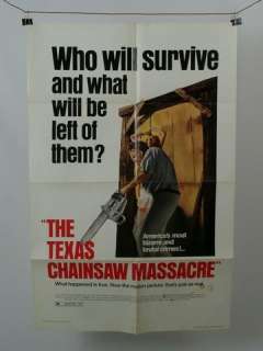 Lot 507 - The Texas Chain Saw Massacre Poster