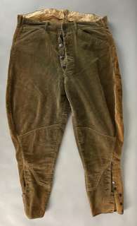 1939 Dodge City Errol Flynn Corduroy Riding Pants | misc / divers