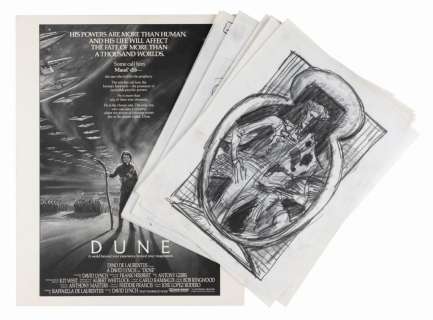Lot 78 - A Collection of "Dune" Storyboards and Mini Poster.