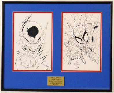Lot 15 - Spiderman/Green Lantern Ethan Sciver Signed Original Artwork