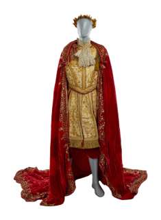 Lot 830 - THE MAN IN THE IRON MASK: LEONARDO DICAPRIO SCREEN-WORN COSTUME (WITH DVD)