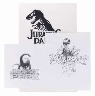 Three “Jurassic Park" Logo Concept Prints. | Van Eaton Galleries