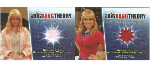 Melissa Rauch (Big Bang Theory) – Wardrobe Chase Cards | Piece of the Past