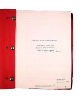 Lot 165 - Queen Of The Stardust Ballroom Production Teleplay