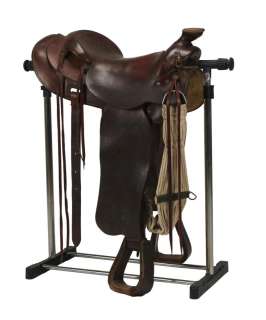 Lot 30 - James Arness | "Gunsmoke" "Marshal Matt Dillon" Saddle with Signed Photo and DVD