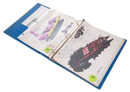 Back To The Future 2 - Production Used Concept Art Binder | ScreenUsed