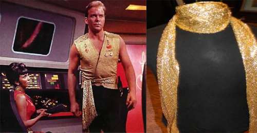William Shatner Star Trek Screen Worn Gold Sash | Piece of the Past