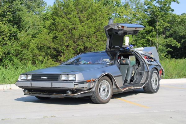 Lot 38 - World‘s First Back to The Future DeLorean Time Machine Replica Built by Joe Pace