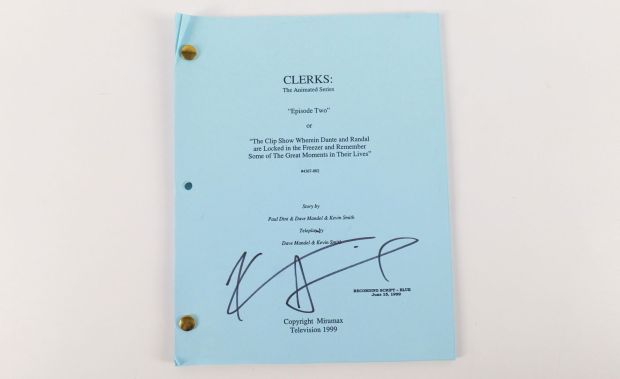 Recording Script for Clerks The Animated Series | Bodnars Auction
