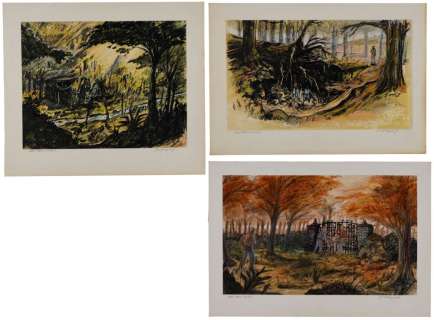 DEAD POETS SOCIETY (1989) - Lot #600 : Set of Three David Negron, Sr. Hand-painted Concept Artwork