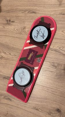 Back to the Future Signed Hoverboard- Fox & Lloyd with COA