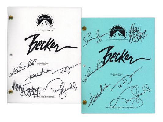 Lot 229 - (2) Becker Television Cast Signed Scripts | Weiss Auctions