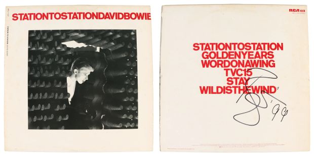Station to Station 12" Vinyl Record Signed by David Bowie | SWAU