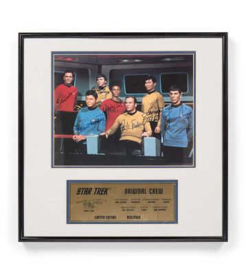 Star Trek | Lot 1 - Cast-Signed Limited-Edition Original Series Photo Display | Julien’s