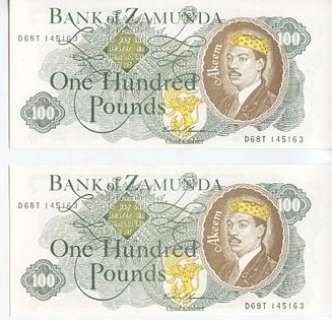 Lot of 2 Screen Used Coming To America Prop Bank Notes | Piece of the Past