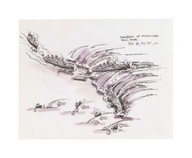 Lot 4 - Irwin Allen | "The Poseidon Adventure" Original Storyboard Illustration