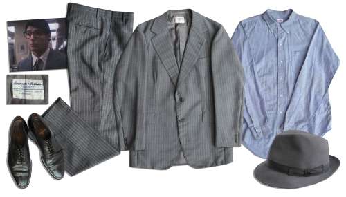 Christopher Reeve Screen Worn Pinstripe Suit From The First Superman Picture in 1978 -- ’’Superman: The Movie’’ | Nate Sanders