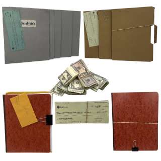 Hello Tomorrow! Jack Billings’s Billy Crudup Files, Stack of Cash & Checks | VIP Fan Auctions