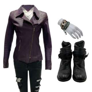 Lot 1 - Ash vs Evil Dead (2015-2018) Kelly Maxwell‘s Dana DeLorenzo Jacket, Jeans, Bracelet Set & Boots