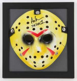 Friday 13th (1980) - A Replica Hockey Mask signed & inscribed by Ari Lehman who played young… | Ewbank’s