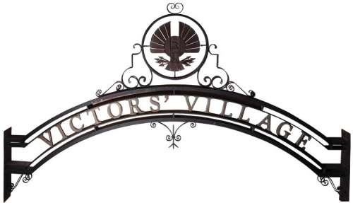District 12 Victors’ Village sign from The Hunger Games: Catching Fire . | Profiles in History