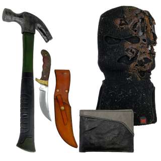 Fargo Season 5 Donny Ireland’s Devon Bostick Ski Mask, Prop Hammer & Prop Knife w/ Sheath | VIP Fan Auctions