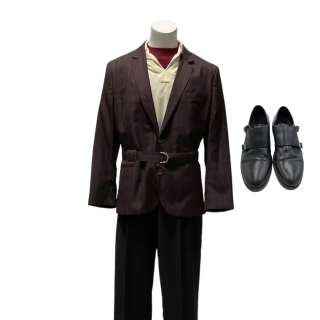 Self Reliance Anders Interviewer 2 John Hans Tester Screen Worn Jacket W/ Belt, Sweater, Shirt, Pants & Dress Shoes Ch 1 Sc 17,A90 | VIP Fan Auctions