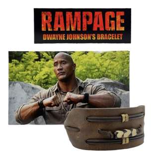 Rampage (2018) Davis Okey (Dwayne Johnson) Screen Used Bracelet | VIP Fan Auctions