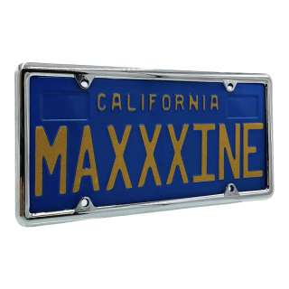 Maxxxine Maxine (Mia Goth) Screen Used License Plate | VIP Fan Auctions
