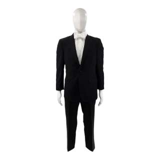 Saltburn Oliver Quick (Barry Keoghan) Screen Worn Suit Jacket, Suit Trousers, Dress Shirt & Bow Tie Ch 23 Sc 56 | VIP Fan Auctions