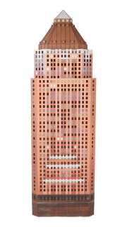 Late Night with David Letterman | Miniature Skyscraper from NYC Skyline Background | Julien’s