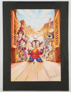 An American Tail: Fievel Goes West (1991) / Fievel’s American Tails - Original artwork by British… | Ewbank’s